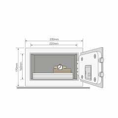 Yale Ekonomik Mini Seri Kasa Siyah