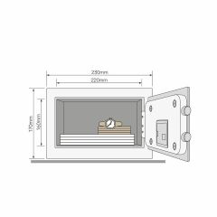 Yale Ekonomik Mini Seri Kasa Mavi