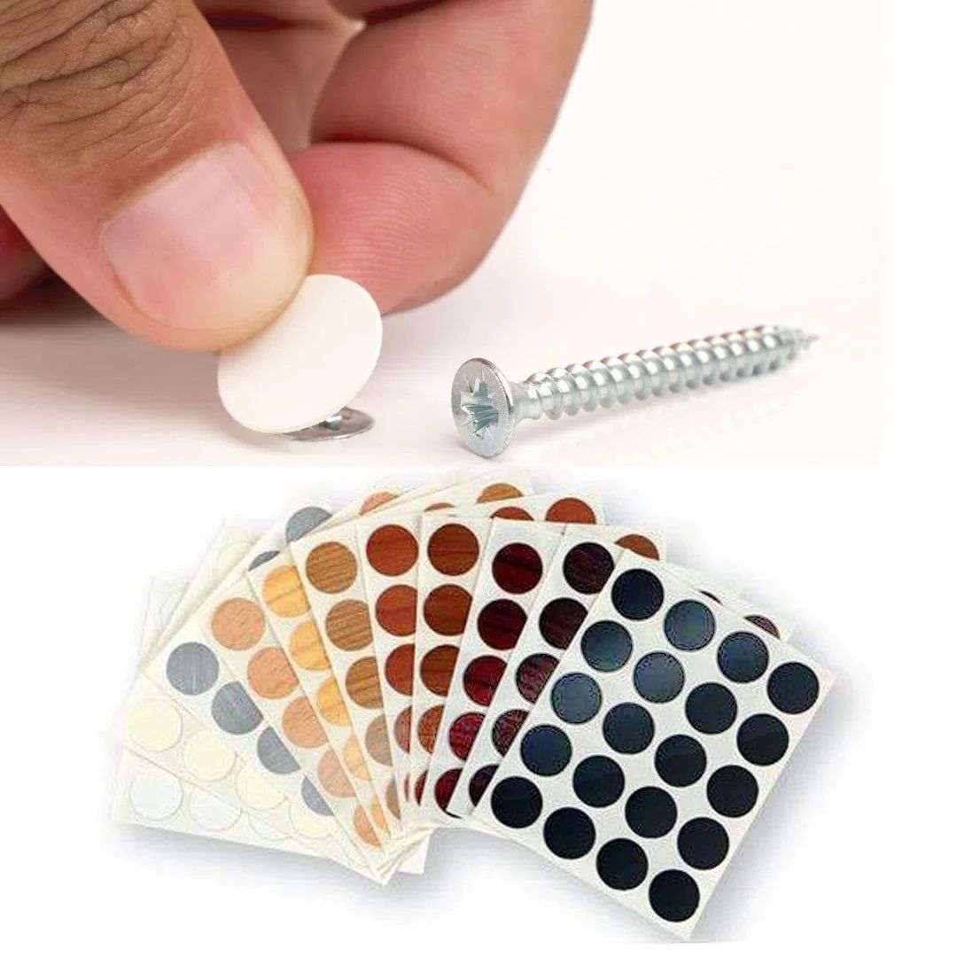 Fixcaps Yapışkanlı Vida Tapası Mat Kristal