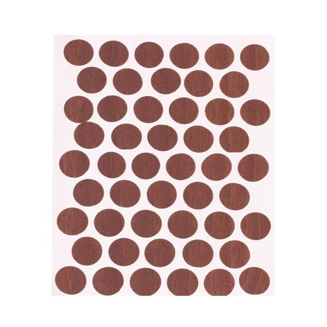 Fixcaps Yapışkanlı Vida Tapası Mat Koyu Ceviz