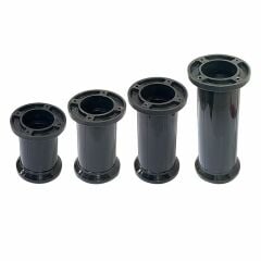 Mc Letto Plastik Mobilya Ayak 12 cm Siyah