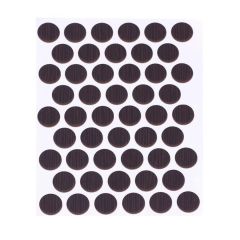 Fixcaps Yapışkanlı Vida Tapası Mat Siyah