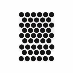 Fixcaps Yapışkanlı Vida Tapası Mat Siyah