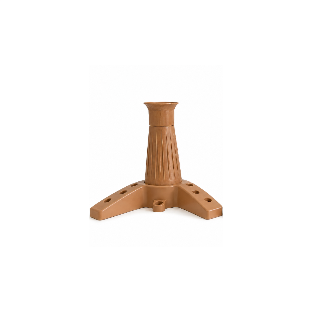 Yonca Ayarlı Ayak 15 cm Patineli Meşe Patineli