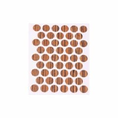 Fixcaps Yapışkanlı Vida Tapası Mat Çizgili Beyaz