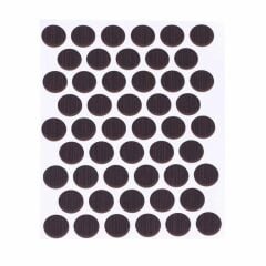 Fixcaps Yapışkanlı Vida Tapası Mat Çizgili Beyaz