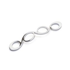 System 8139 Avangart Mobilya Kulp Krom - 128 mm