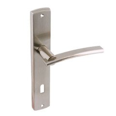 Doğanlar Lale Nikel Saten Aynalı Kapı Kolu Oda Kapısı