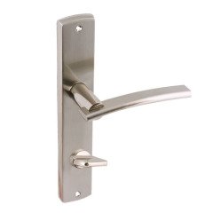 Doğanlar Lale Nikel Saten Aynalı Kapı Kolu Wc Kapısı