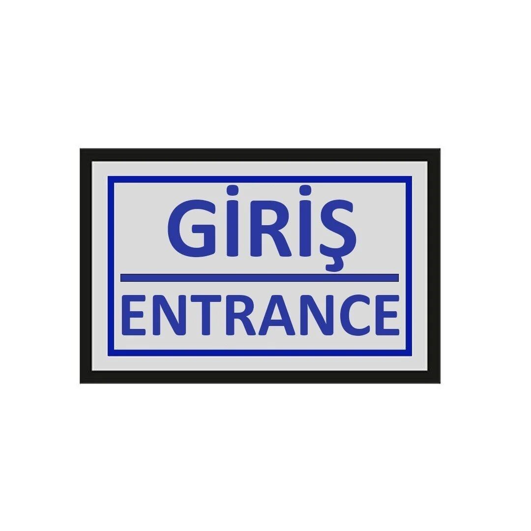 Cemax Yönlendirme İşaretleri Büyük - Giriş ( Entrance )