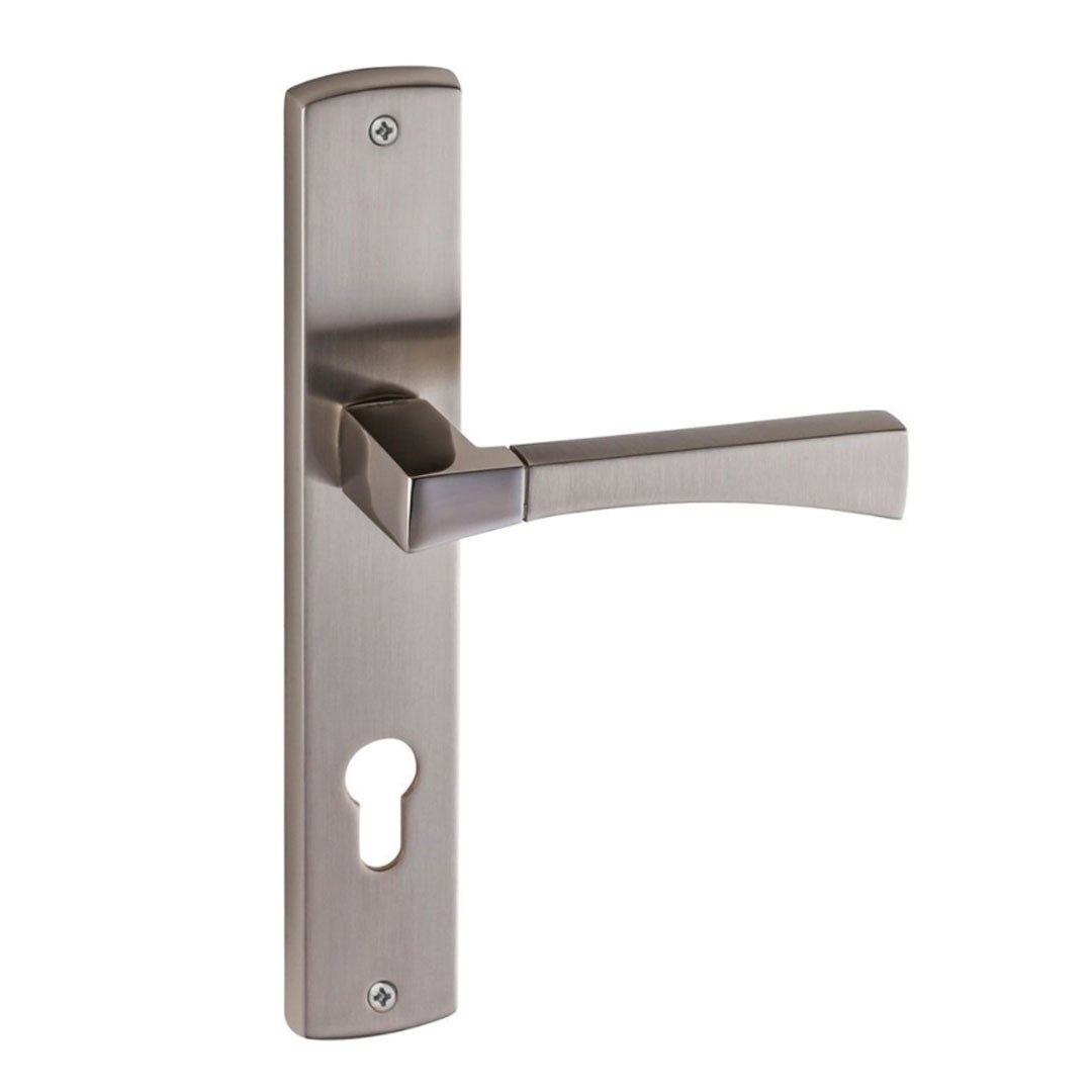 Doğanlar Simge Nikel Saten Aynalı Kapı Kolu Dış Kapısı