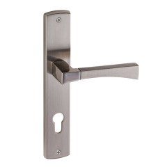 Doğanlar Simge Nikel Saten Aynalı Kapı Kolu Dış Kapısı