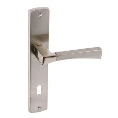 Doğanlar Simge Nikel Saten Aynalı Kapı Kolu Oda Kapısı