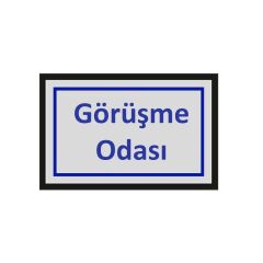 Cemax Yönlendirme İşaretleri Büyük - Görüşme Odası