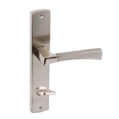 Doğanlar Simge Nikel Saten Aynalı Kapı Kolu Wc Kapısı