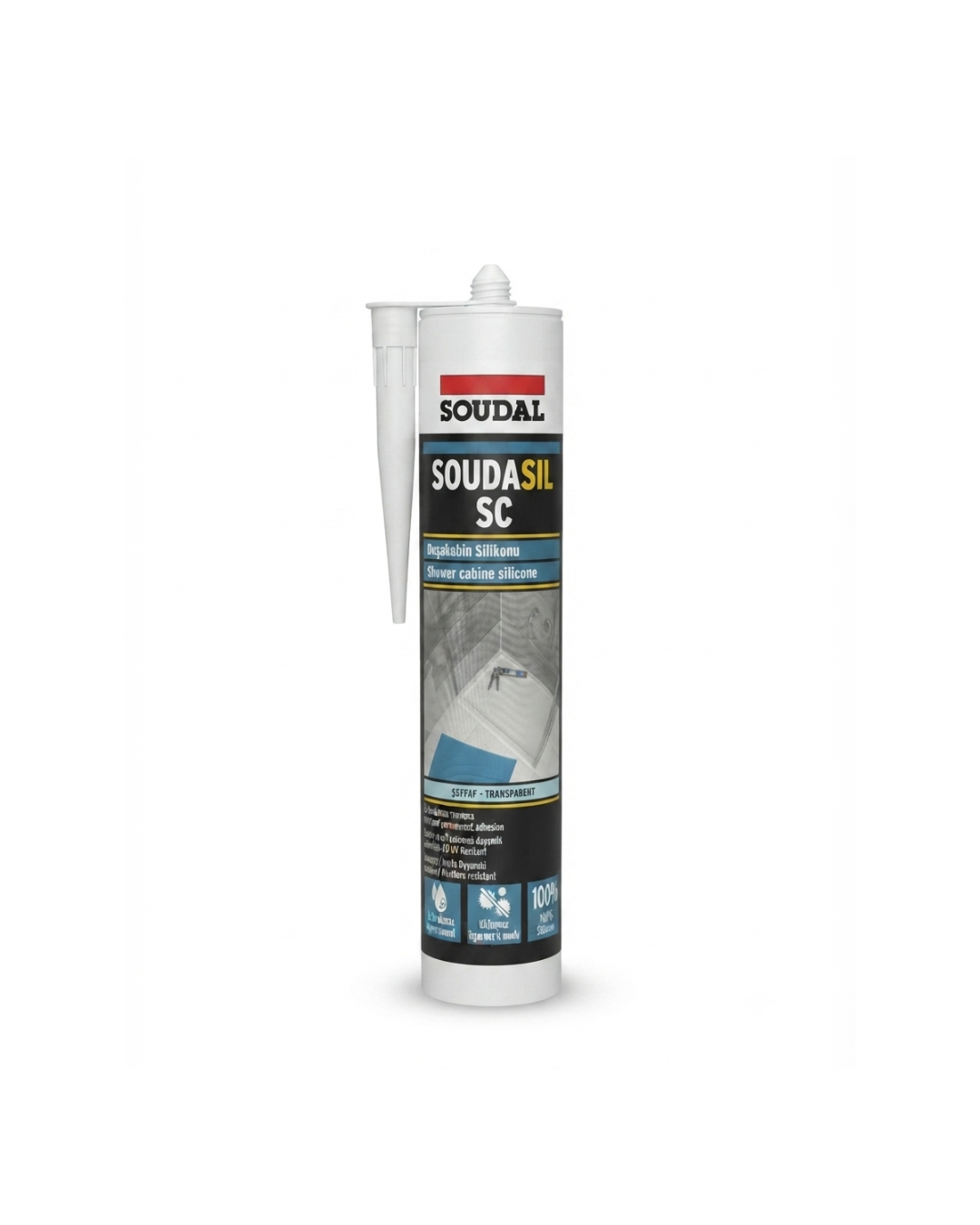Soudal Şeffaf Duşakabin Silikonu 280 ml