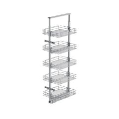 Starax Sepetli Teleskopik Mutfak Kiler 1133 Tel Sepetli / 40 cm - 155 cm - 170 cm Arası / 5 Sepetli