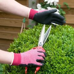 İş Güvenlik Eldivenleri Nitril Beyaz - Sarı 1 Çift