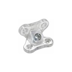 Metali Plastik Dereceli Dolap Çektirme Dereceli Beyaz 100 Adet