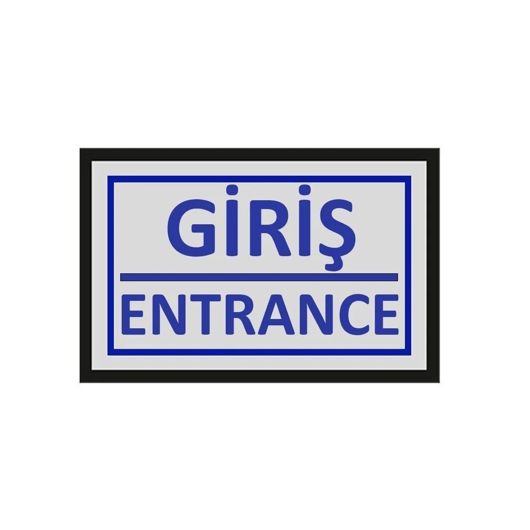 Cemax Yönlendirme İşaretleri Küçük - Giriş ( Entrance )