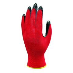 İş Güvenlik Eldivenleri Lüx Latex Beyaz - Siyah 1 Çift