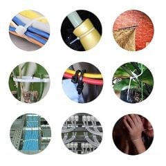 Kablo Bağı Beyaz Plastik Cırt Kelepçe 3,6 mm x 30 cm - 100 Adet