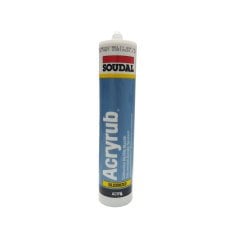Soudal Acryrub Silikonize Mastik 500 gr Beyaz 500 gr