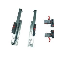 Samet Smart Slide Bas Aç Çekmece Rayı Kısmi Açılım - 40 cm