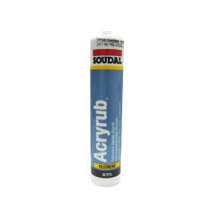 Soudal Acryrub Silikonize Mastik 500 gr Kahverengi 500 gr