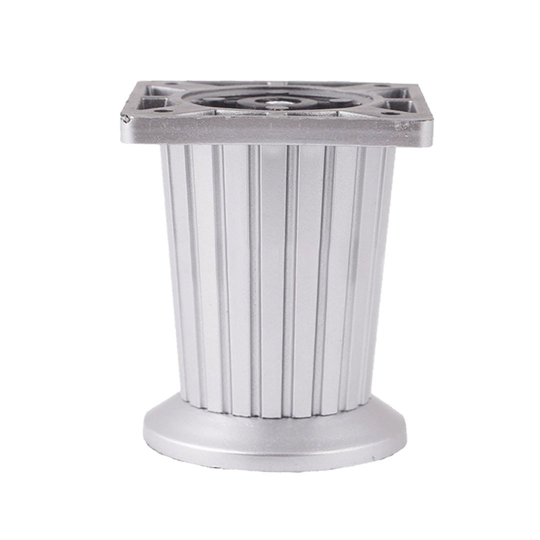 Eroğlu Çizgili Konik Mat Krom Plastik Ayak 6 cm