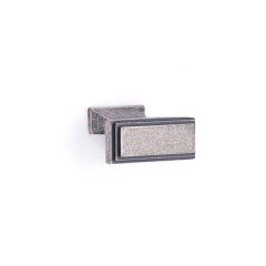 System 4237 Mobilya Kulp 16 mm Eskitilmiş Mat Gümüş