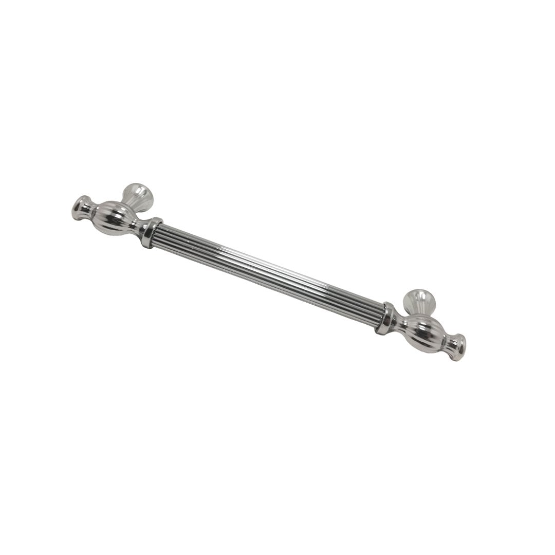Metax Kesir Çizgili Mobilya Kulp Krom - 192 mm