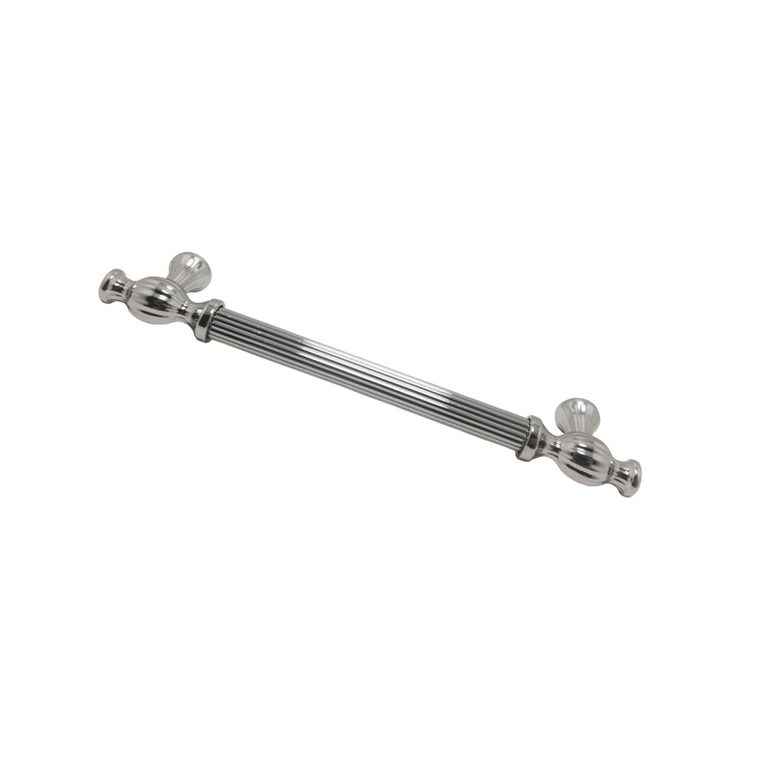 Metax Kesir Çizgili Mobilya Kulp Krom - 224 mm