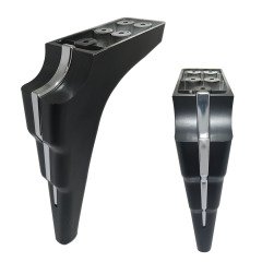 Oslo 18 cm Krom Ayak Siyah