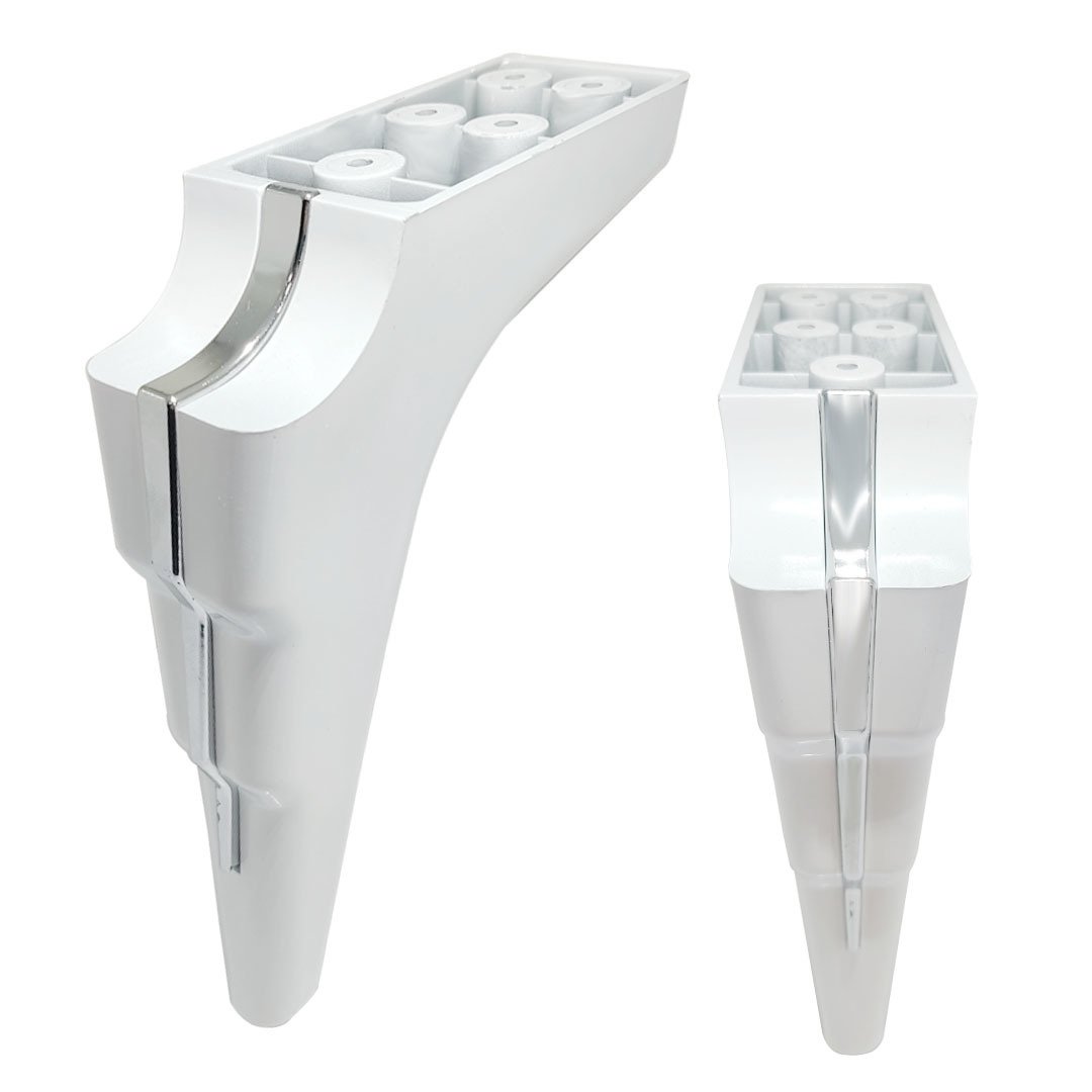 Oslo 18 cm Krom Ayak Beyaz