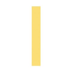 Roma 5101 C Kristal Sarı Düz Pvc Kenarbant 1*22 mm - 120 M