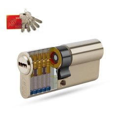 Kale Kilit 164 BNE Bilyalı Şifreli Çelik Pimli Barel 76 mm - Nikel