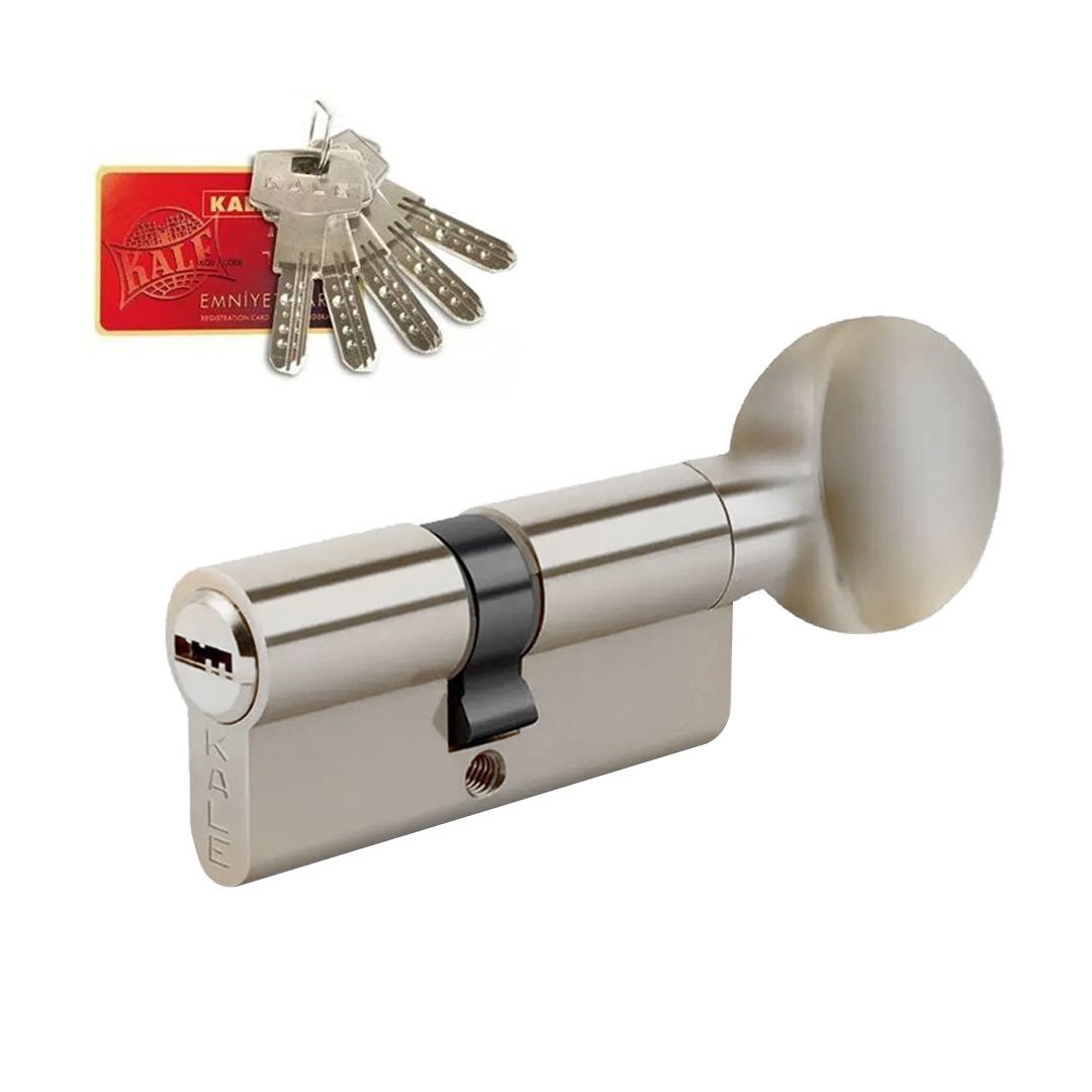 Kale Kilit 164 BME Mandallı Bilyalı Şifreli Çelik Pimli Barel 90 mm - Nikel