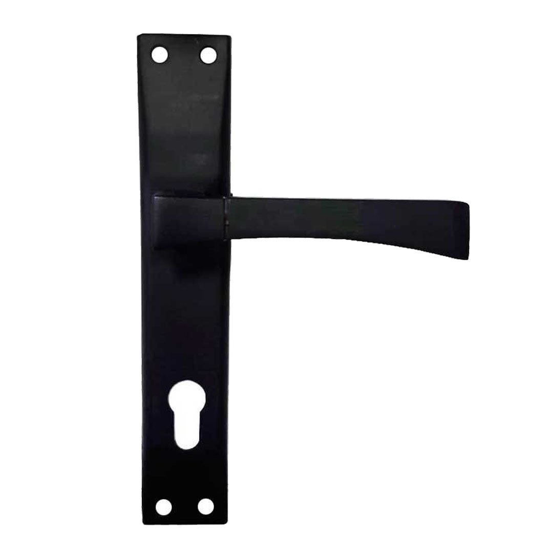 Nobel Viktorya Mat Siyah Aynalı Kapı Kolu Dış Kapısı