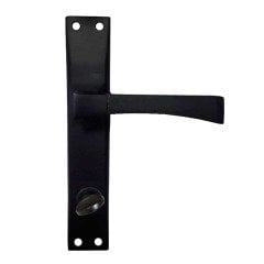 Nobel Viktorya Mat Siyah Aynalı Kapı Kolu Wc Kapısı