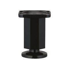 Pole Sekizgen Ayak 10 cm Siyah