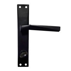 Nobel Meridyen Mat Siyah Aynalı Kapı Kolu Wc Kapısı